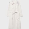 Lång, flödande trenchcoat Lång, flödande trenchcoat