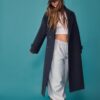 Lång, mjuk Oversize-kappa med Soft Touch-effekt Lång, mjuk Oversize-kappa med Soft Touch-effekt