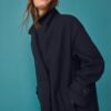 Lång, mjuk Oversize-kappa med Soft Touch-effekt Lång, mjuk Oversize-kappa med Soft Touch-effekt