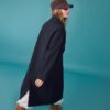 Lång, mjuk Oversize-kappa med Soft Touch-effekt Lång, mjuk Oversize-kappa med Soft Touch-effekt