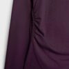 Långärmad T-shirt med rynkning