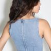 Midi-klänning i denim