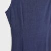 Midiklänning med korsrygg i linne-look Midiklänning med korsrygg i linne-look