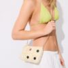 Mini Mirror Crochet Crossbody Bag