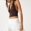 Mini-skort med volanger