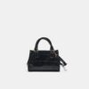 Mini-tote-väska med kokosnötslook