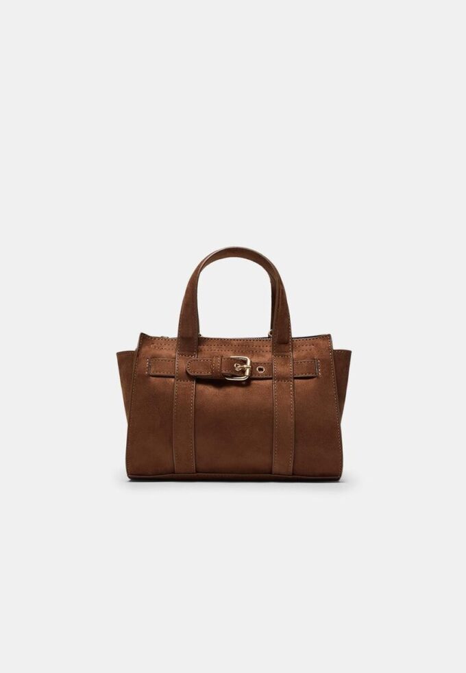 Mini-tote-väska med spänne