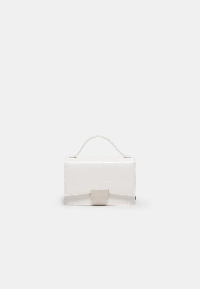 Mini-väska med kokosnötslook
