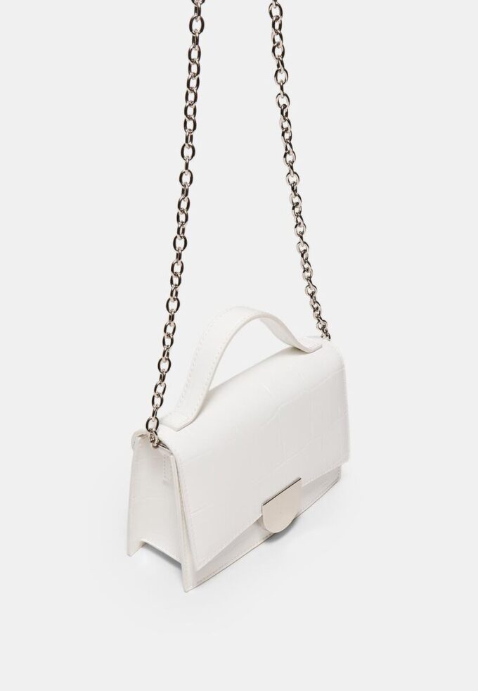 Mini-väska med kokosnötslook