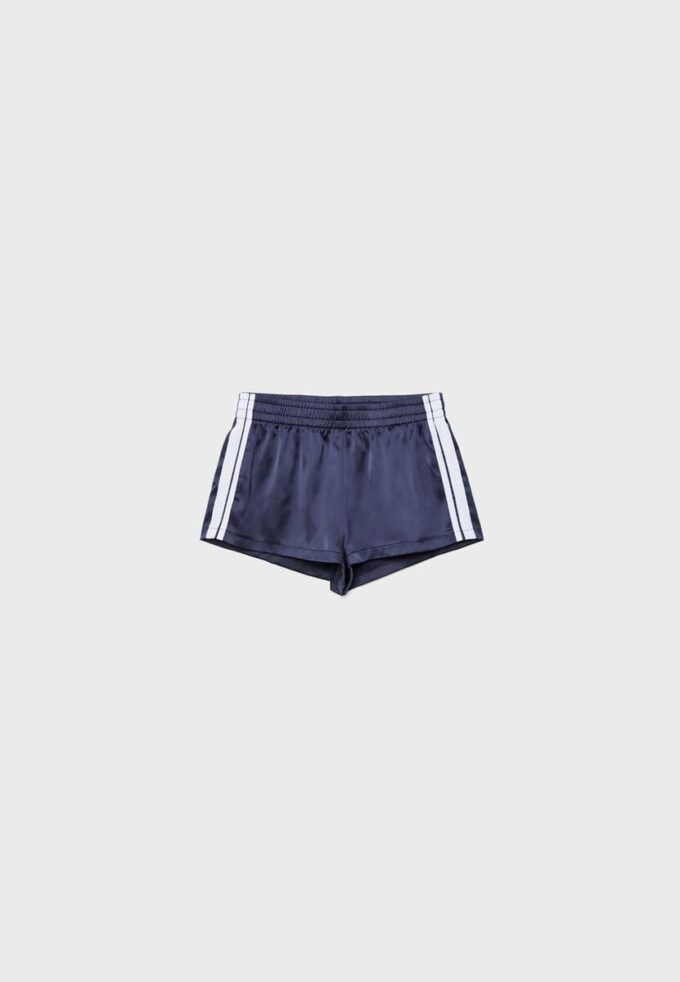 Minishorts med satineffekt
