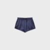Minishorts med satineffekt