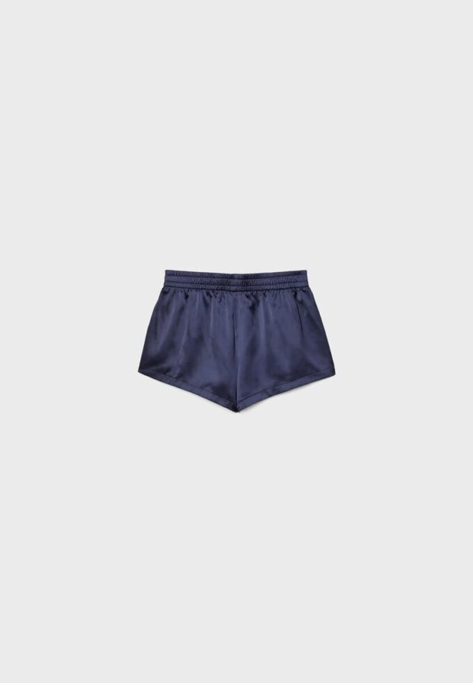 Minishorts med satineffekt