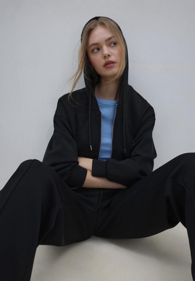 Mjuk zip-up-Sweatshirt Mjuk zip-up-Sweatshirt