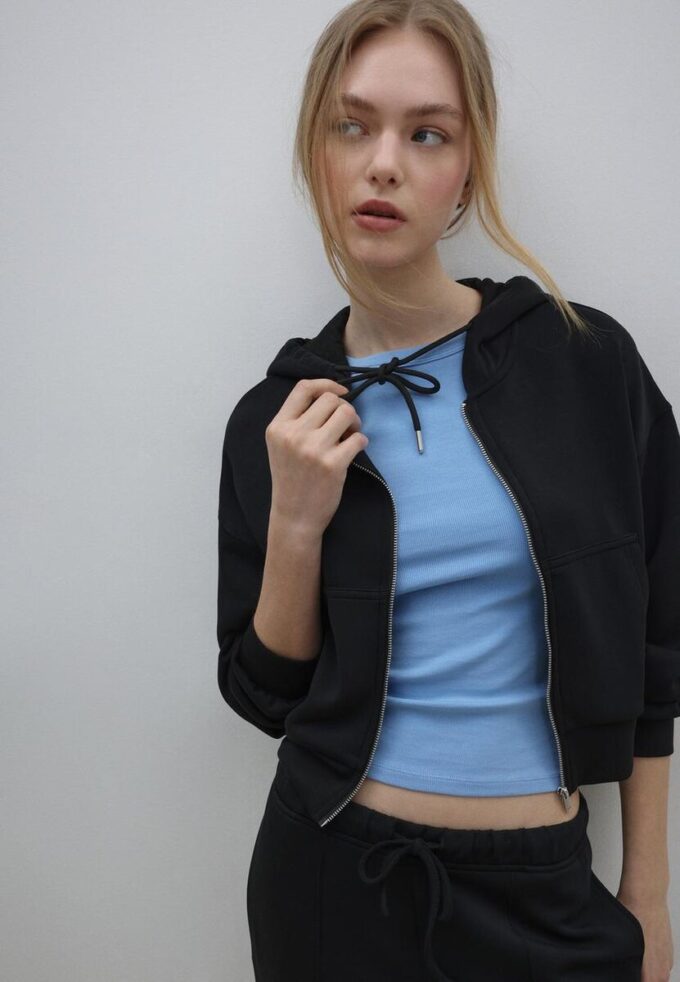 Mjuk zip-up-Sweatshirt Mjuk zip-up-Sweatshirt