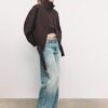 Oversize-bomberjacka med Soft Touch-yta Oversize-bomberjacka med Soft Touch-yta