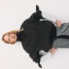 Oversize-bomberjacka med Soft Touch-yta Oversize-bomberjacka med Soft Touch-yta