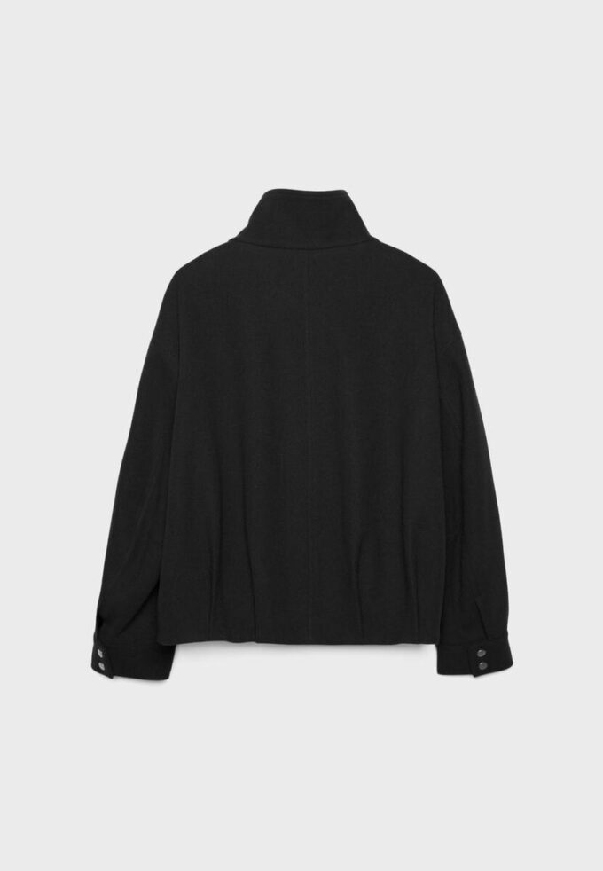 Oversize-bomberjacka med Soft Touch-yta Oversize-bomberjacka med Soft Touch-yta