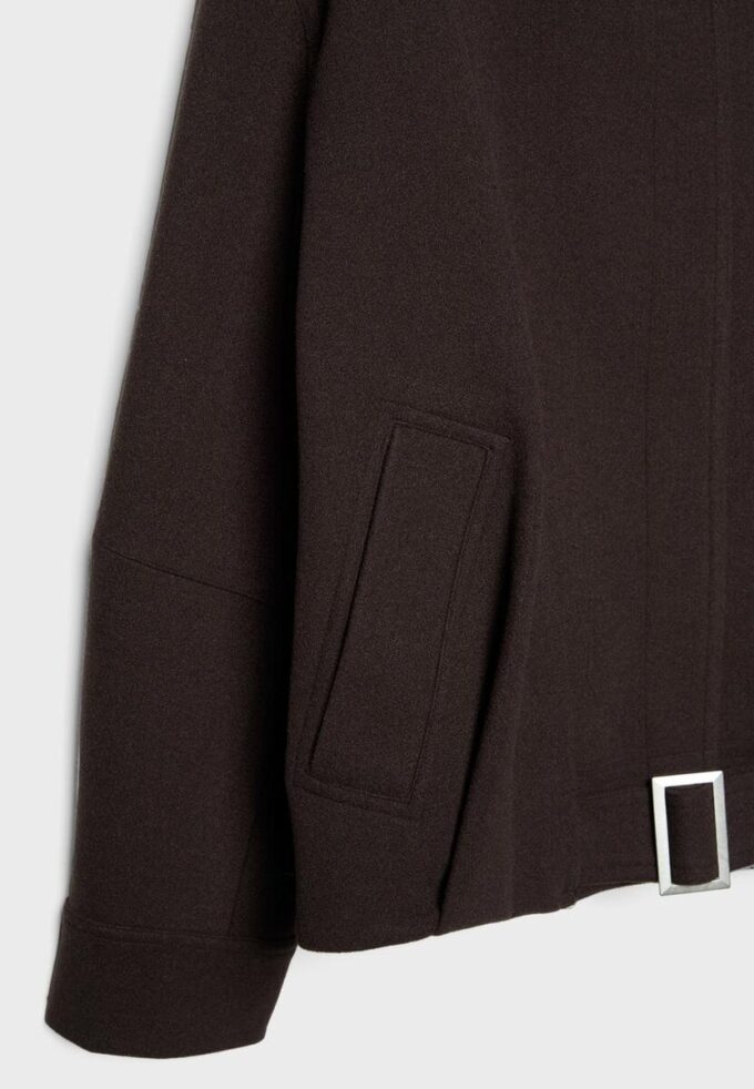 Oversize-bomberjacka med Soft Touch-yta Oversize-bomberjacka med Soft Touch-yta