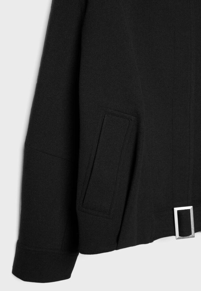 Oversize-bomberjacka med Soft Touch-yta Oversize-bomberjacka med Soft Touch-yta