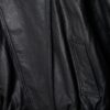 Oversize-jacka med flik i 100 % skinn Oversize-jacka med flik i 100 % skinn
