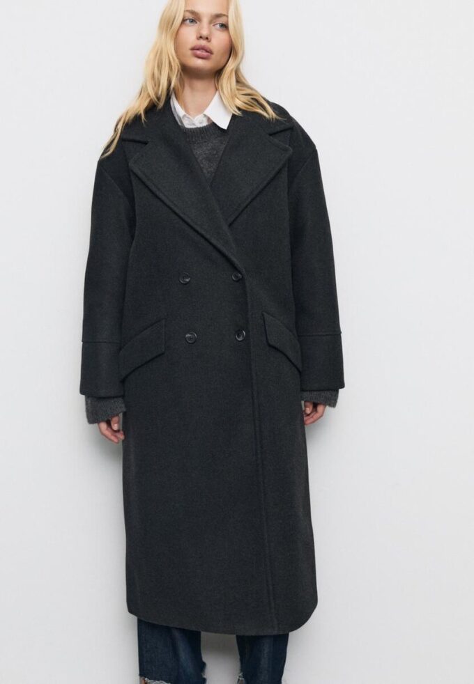Oversize-kappa med Soft Touch-yta
