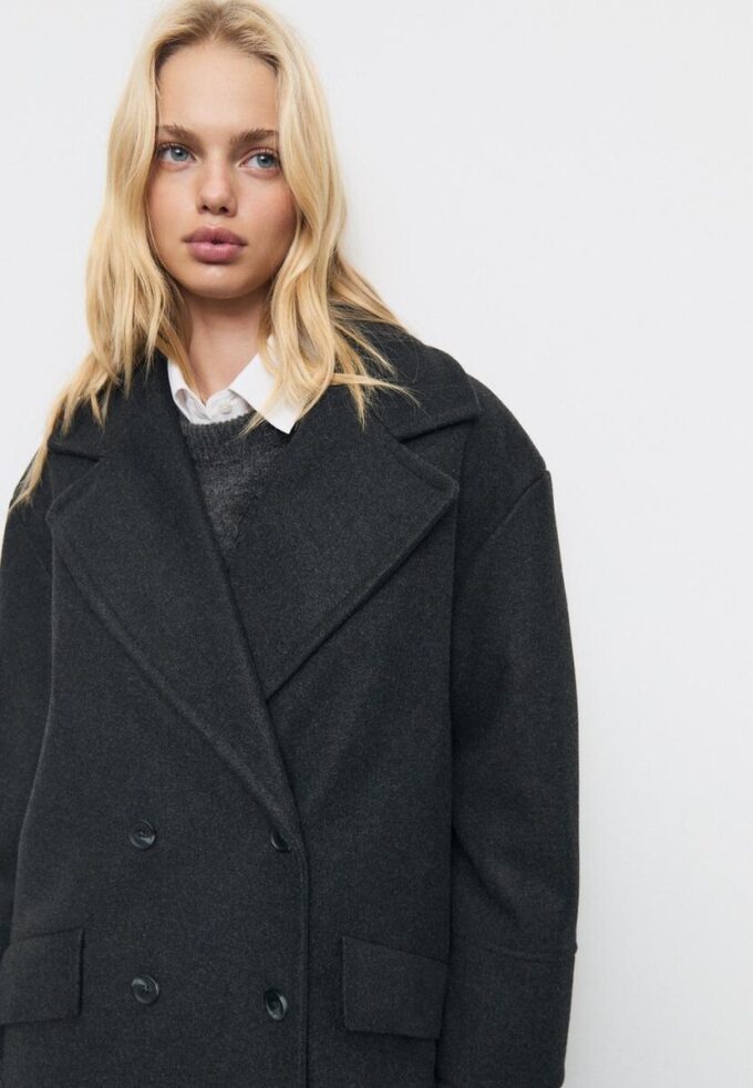 Oversize-kappa med Soft Touch-yta