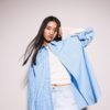 Oversize randig skjorta