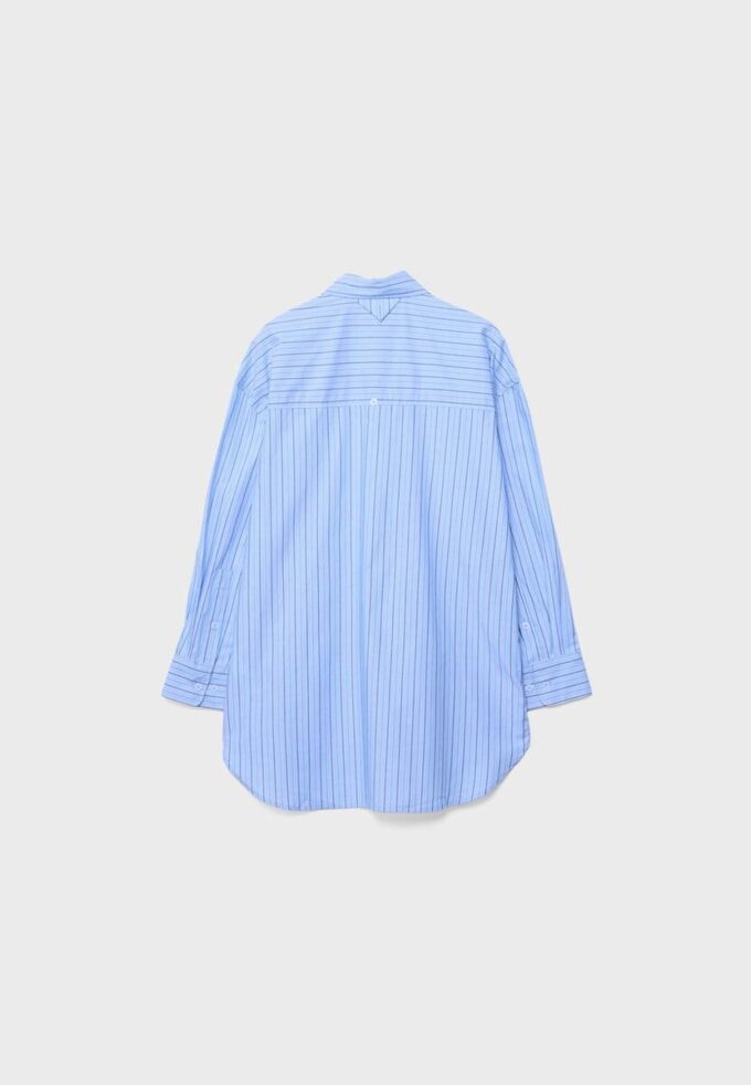 Oversize randig skjorta