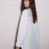 Oversize-skjorta med nitar
