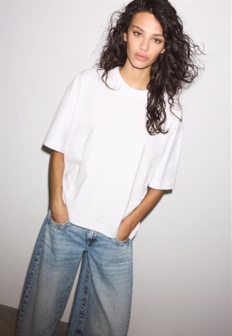 Oversize-T-shirt med korta ärmar
