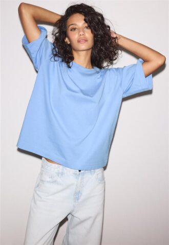 Oversize-T-shirt med korta ärmar