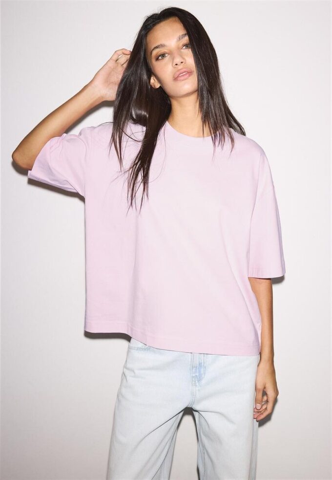 Oversize-T-shirt med korta ärmar