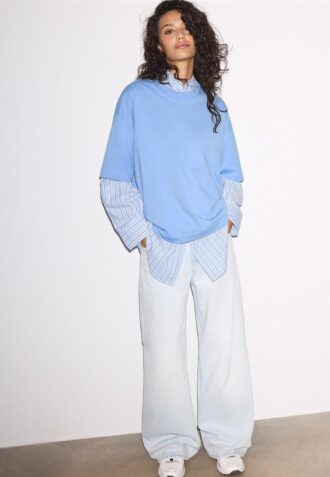 Oversize-T-shirt med korta ärmar