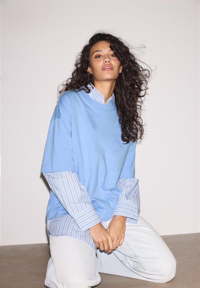 Oversize-T-shirt med korta ärmar