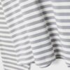 Oversize-T-shirt med långa ärmar och ränder