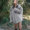 Oversize vadderad jacka med huva Oversize vadderad jacka med huva
