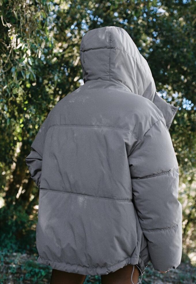 Oversize vadderad jacka med huva Oversize vadderad jacka med huva