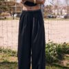 Palazzobyxor med Soft Touch-elastisk midja