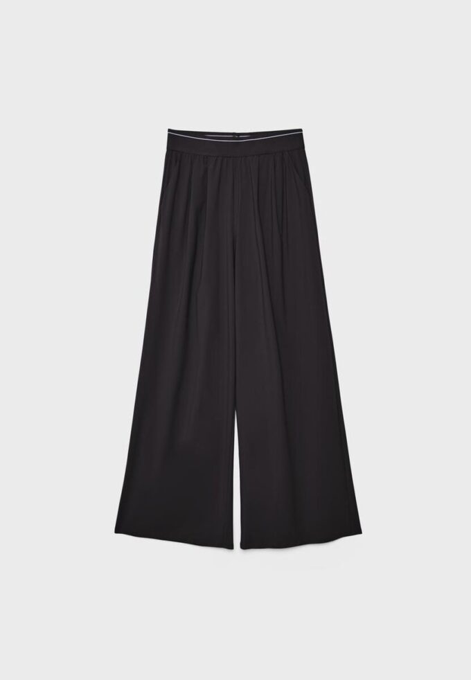 Palazzobyxor med Soft Touch-elastisk midja