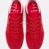 Platta sneakers med skinndetaljer