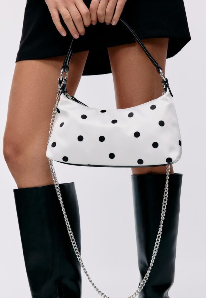 Polka Dot Moon crossbody-väska
