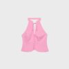 Qipao-halterneck-top med knappar Qipao-halterneck-top med knappar