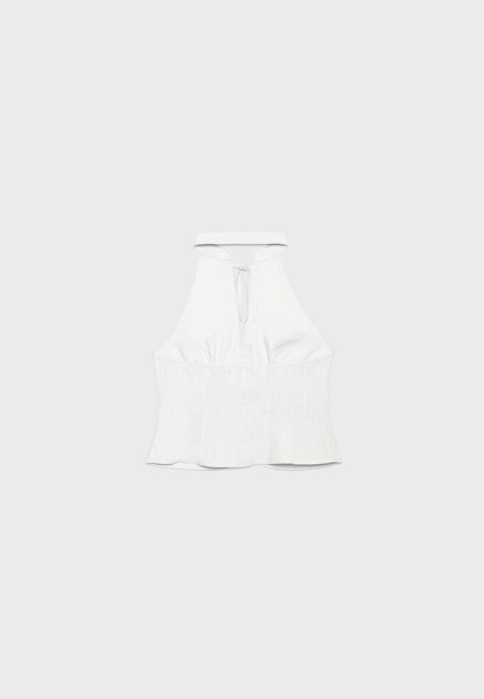 Qipao-halterneck-top med knappar Qipao-halterneck-top med knappar