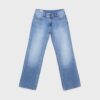 Raka jeans med dubbla metallknappar Raka jeans med dubbla metallknappar