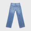 Raka jeans med dubbla metallknappar Raka jeans med dubbla metallknappar