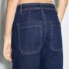 Raka jeans med fickor Raka jeans med fickor