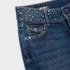 Raka jeans med nitar i midjan Raka jeans med nitar i midjan