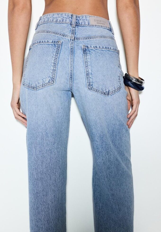 Raka jeans med strass