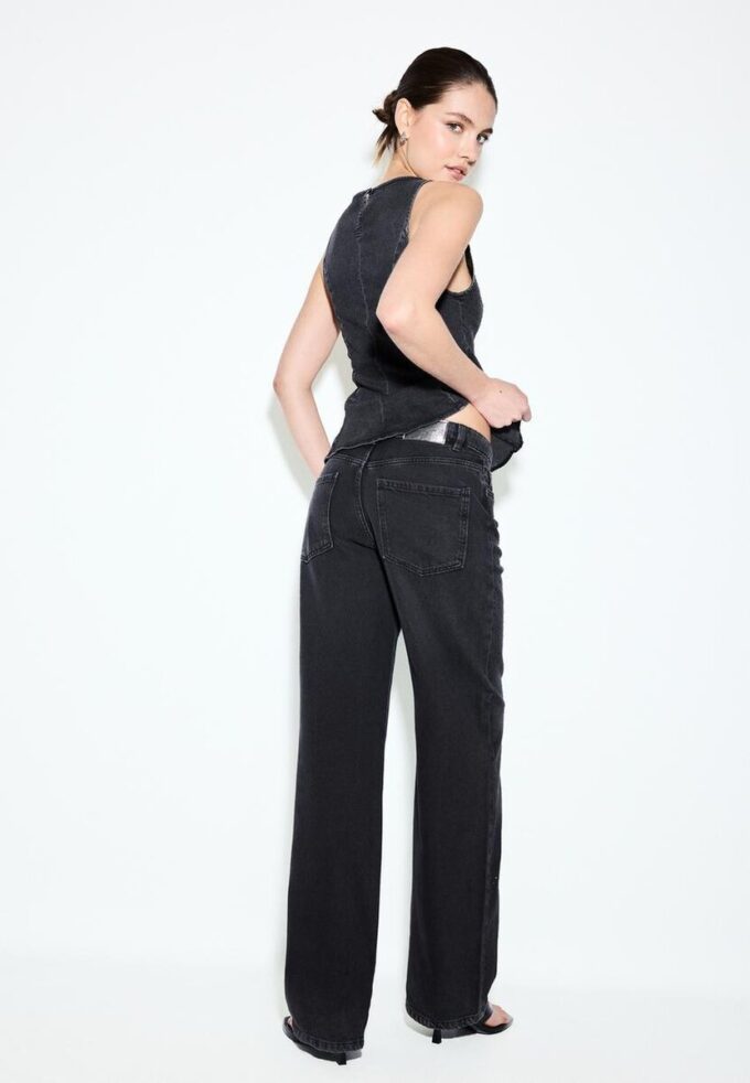 Raka jeans med strass Raka jeans med strass