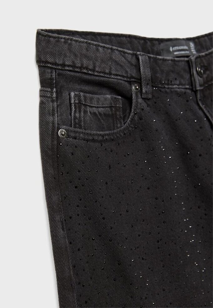Raka jeans med strass Raka jeans med strass